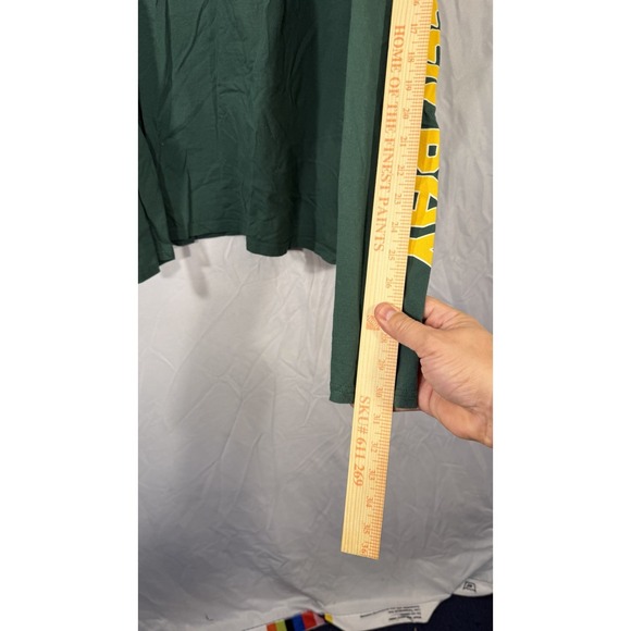 Green Bay Packers Long Sleeve Crewneck T-shirt Green NFL Football Fanatics 3XL - Picture 9 of 13